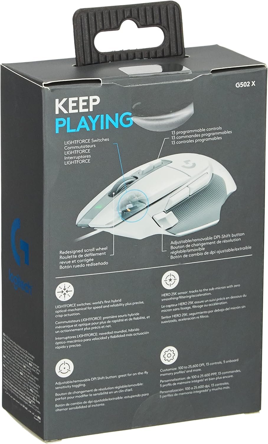 Logitech G G502 X Gaming Mouse - Image 6