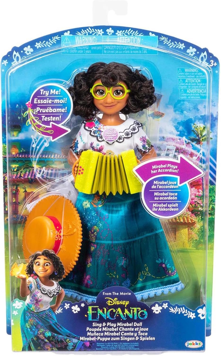 Disney Encanto Mirabel Doll Sing & Play, Sings Music and Plays The Accordion - Image 2