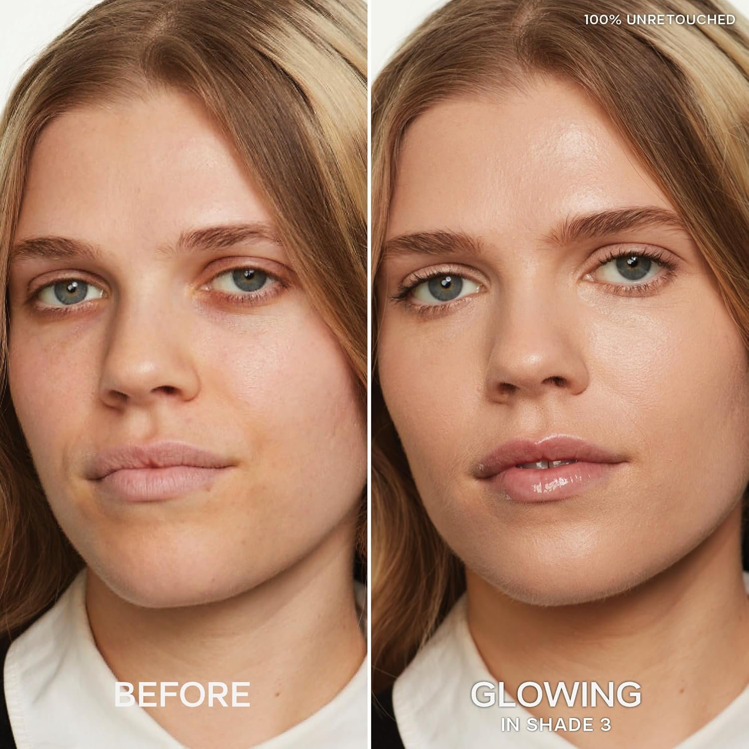 Saie Slip Tint Radiant Cream Concealer & All-Over Face Makeup - Concealer for Dark Circles, Redness & Blemishes - Lightweight Makeup Made with Hydrating Hyaluronic Acid - Shade 3 (0.17 oz) - Image 3