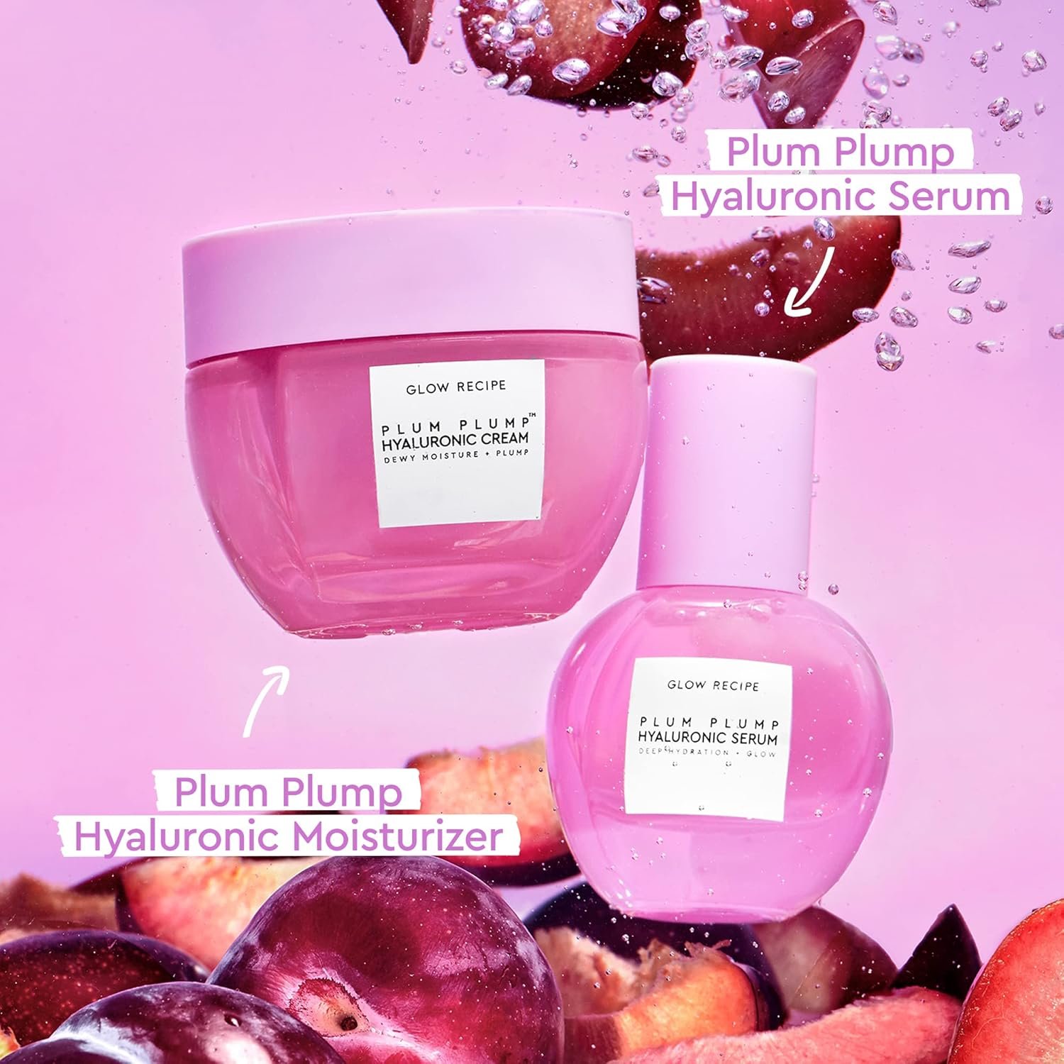 Glow Recipe Plum Plump Hyaluronic Acid Face Cream - Hydrating, Firming & Plumping Facial Moisturizer for Women & Men - Korean Skin Care with Polyglutamic Peptides to Reduce Dry Skin Wrinkles (50ml) - Image 9