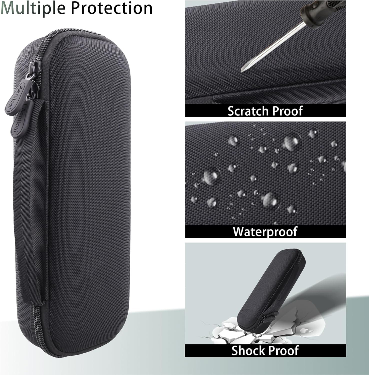 Aenllosi Hard Carrying Case Replacement for Bose New SoundLink Flex 2nd Gen/Bose SoundLink Flex Bluetooth Portable Speaker (Black) - Image 4