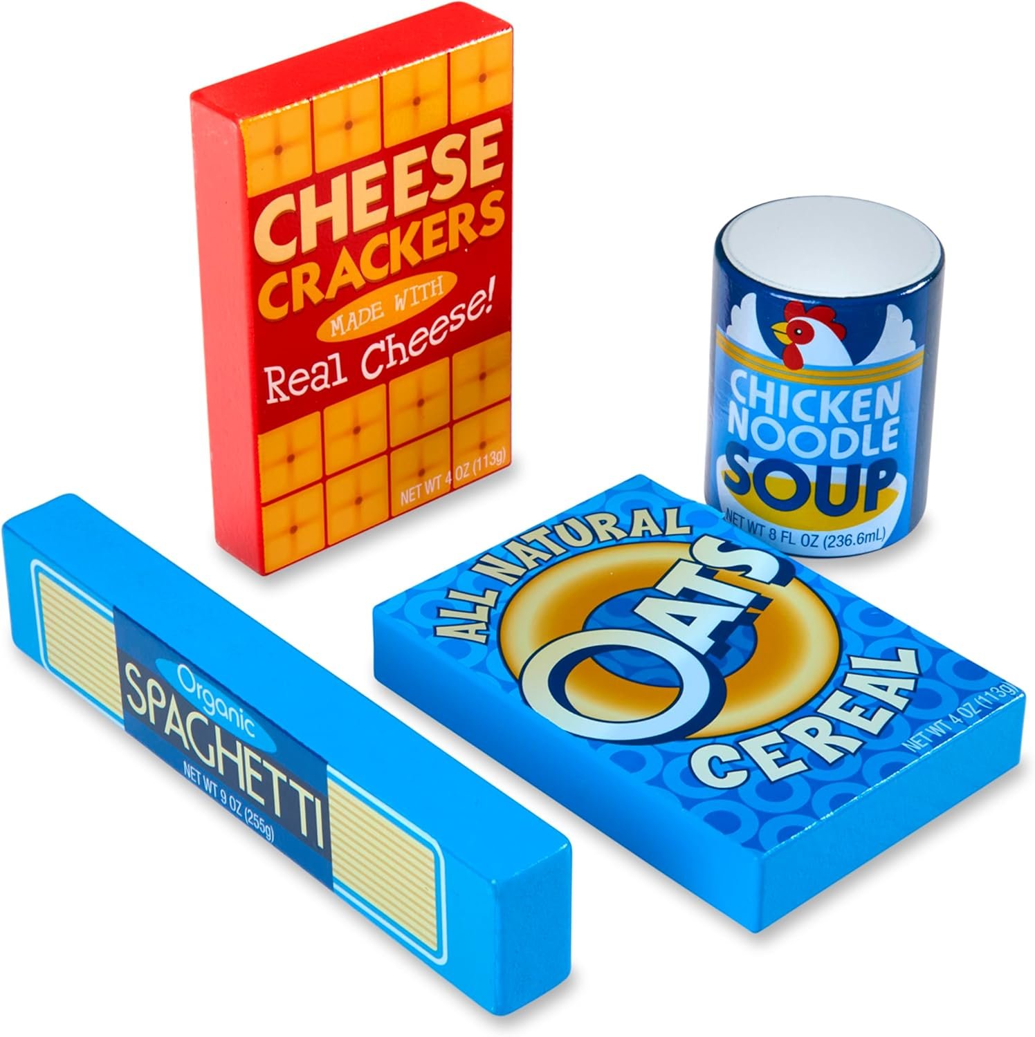 Melissa & Doug Wooden Pantry Products Play Food Set (9 pcs) - Image 5