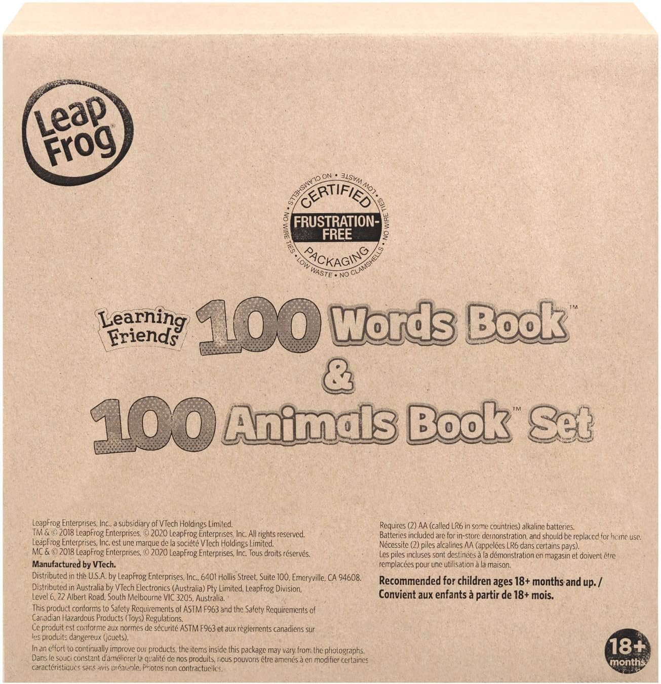 LeapFrog 100 Words and 100 Animals Book Set (Frustration Free Packaging) - Image 6