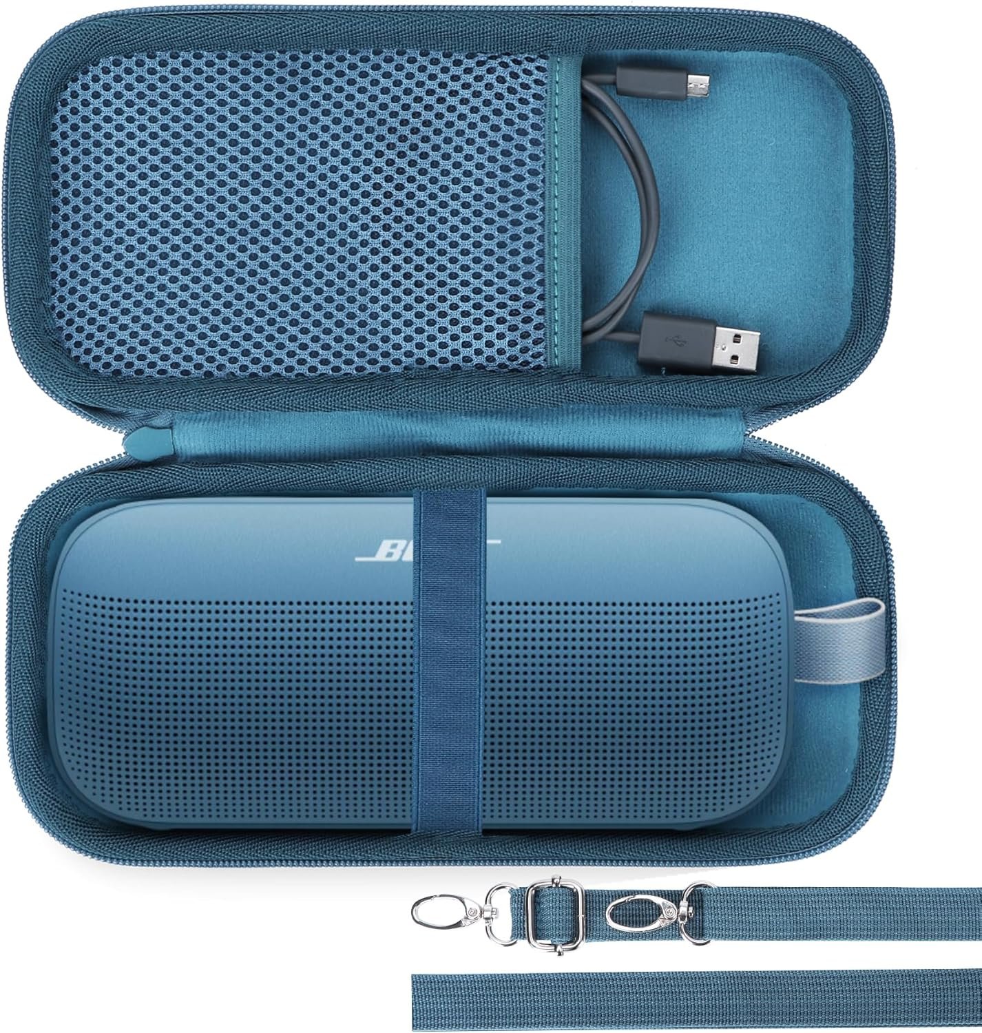 Hard Case Compatible with Bose SoundLink Flex 2nd Gen/Bose SoundLink Flex Portable Speaker, Blue Dusk Case