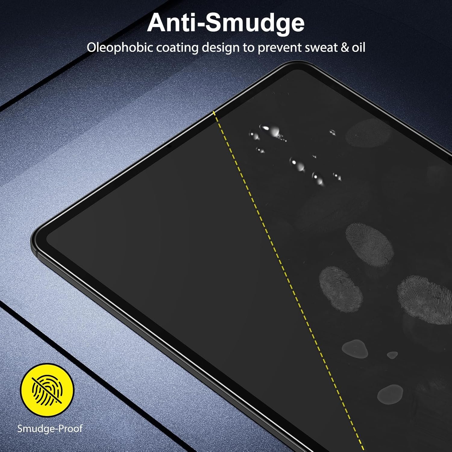 SPARIN Screen Protector for iPad Air 13 Inch M3 2025 & M2 2024 (7th/6th Generation) & iPad Pro 13 Inch M5/M4 8th/7th Gen, Case Friendly/2 Pack Tempered Glass, Support Apple Pencil - Image 8