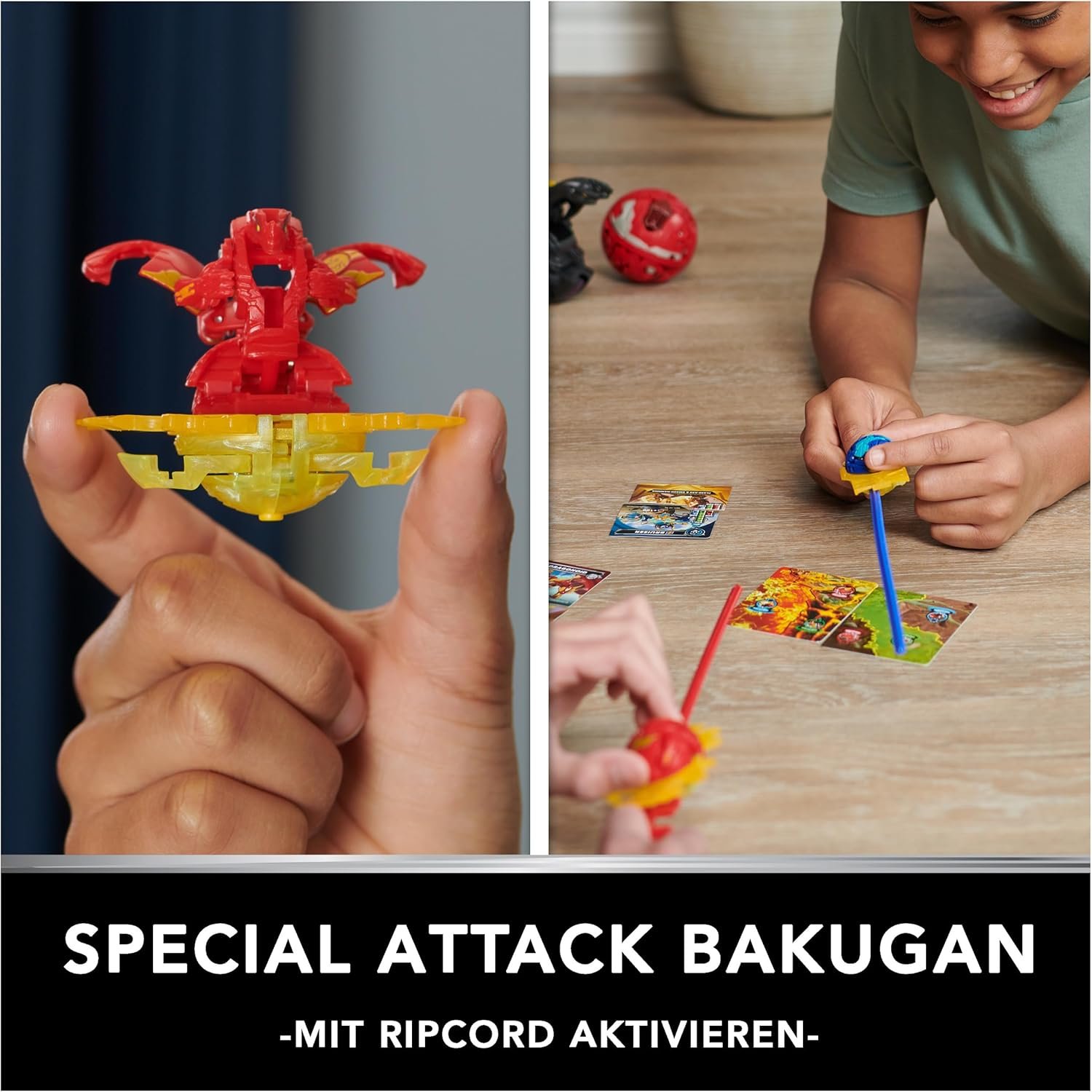Bakugan Battle 5-Pack, Special Attack Dragonoid, Ventri, Bruiser, Octogan, Trox; Customizable, Spinning Action Figures, Kids Toys for Boys and Girls 6 and up - Image 3