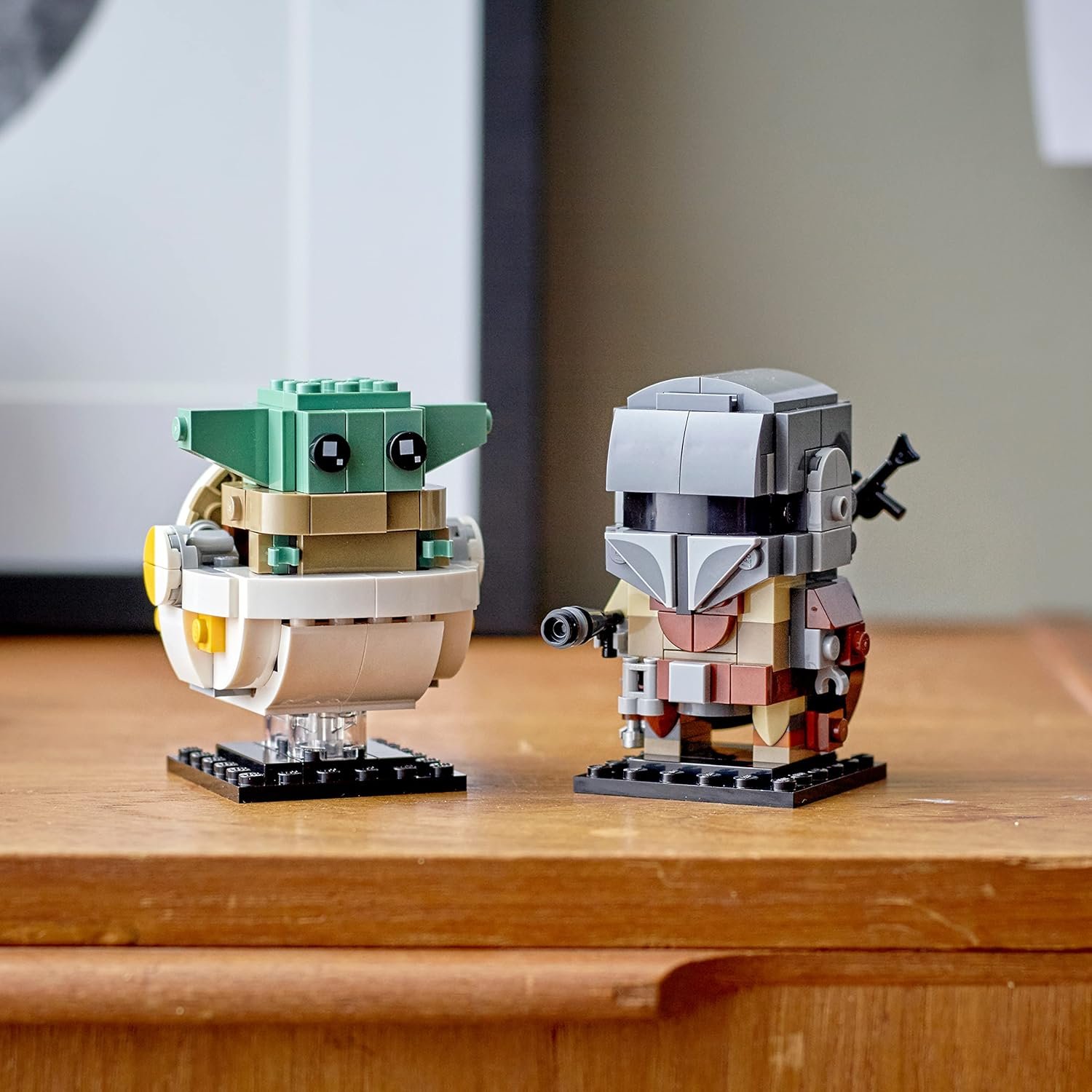 Lego BrickHeadz Star Wars The Mandalorian & The Child 75317 Building Kit, Fun Building Toy for Kids and Any Star Wars Fan Featuring Buildable The Mandalorian and The Child Figures (295 Pieces) - Image 5