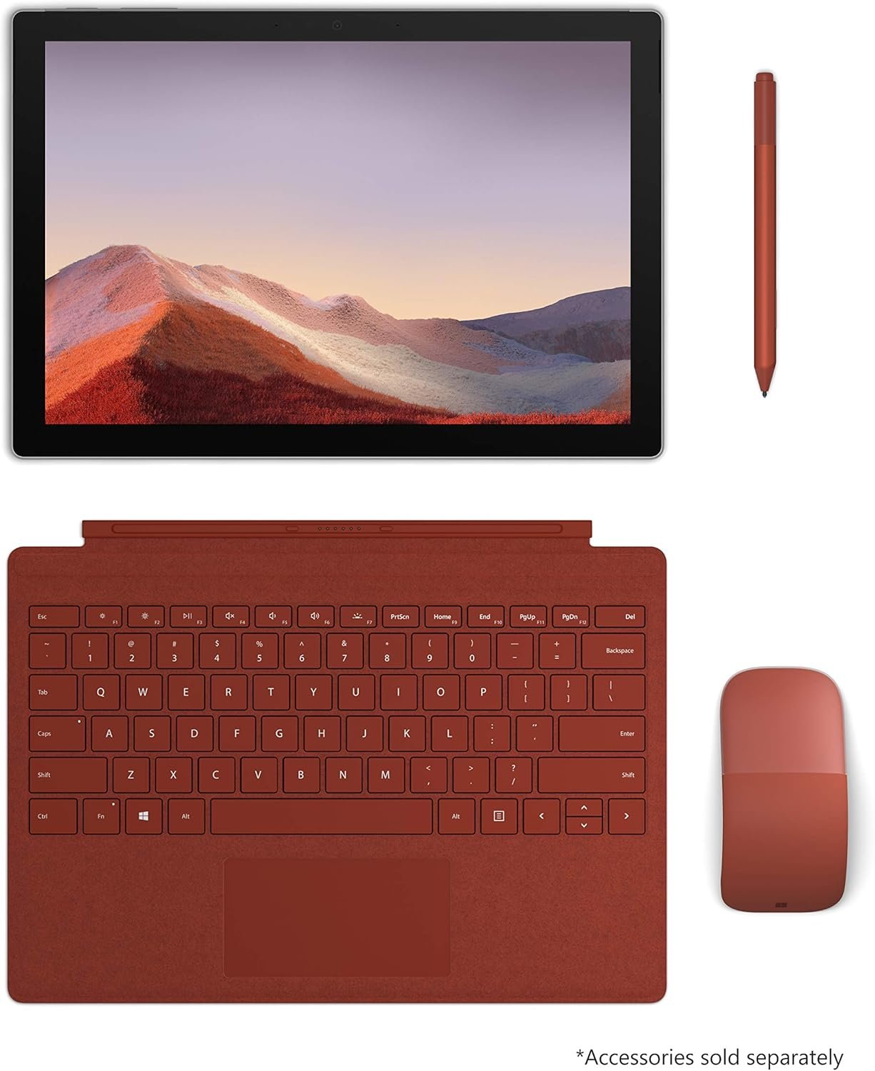 Microsoft Surface Pro 7 12.3 inches 10th Gen Intel Core i3-1005G1 4GB RAM 128GB SSD - Platinum (Renewed) - Image 8
