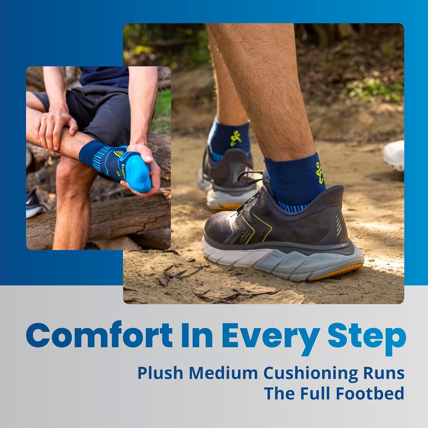 Balega Enduro V-Tech Quarter Socks For Men and Women (1 Pair) (2016 Model) - Image 2