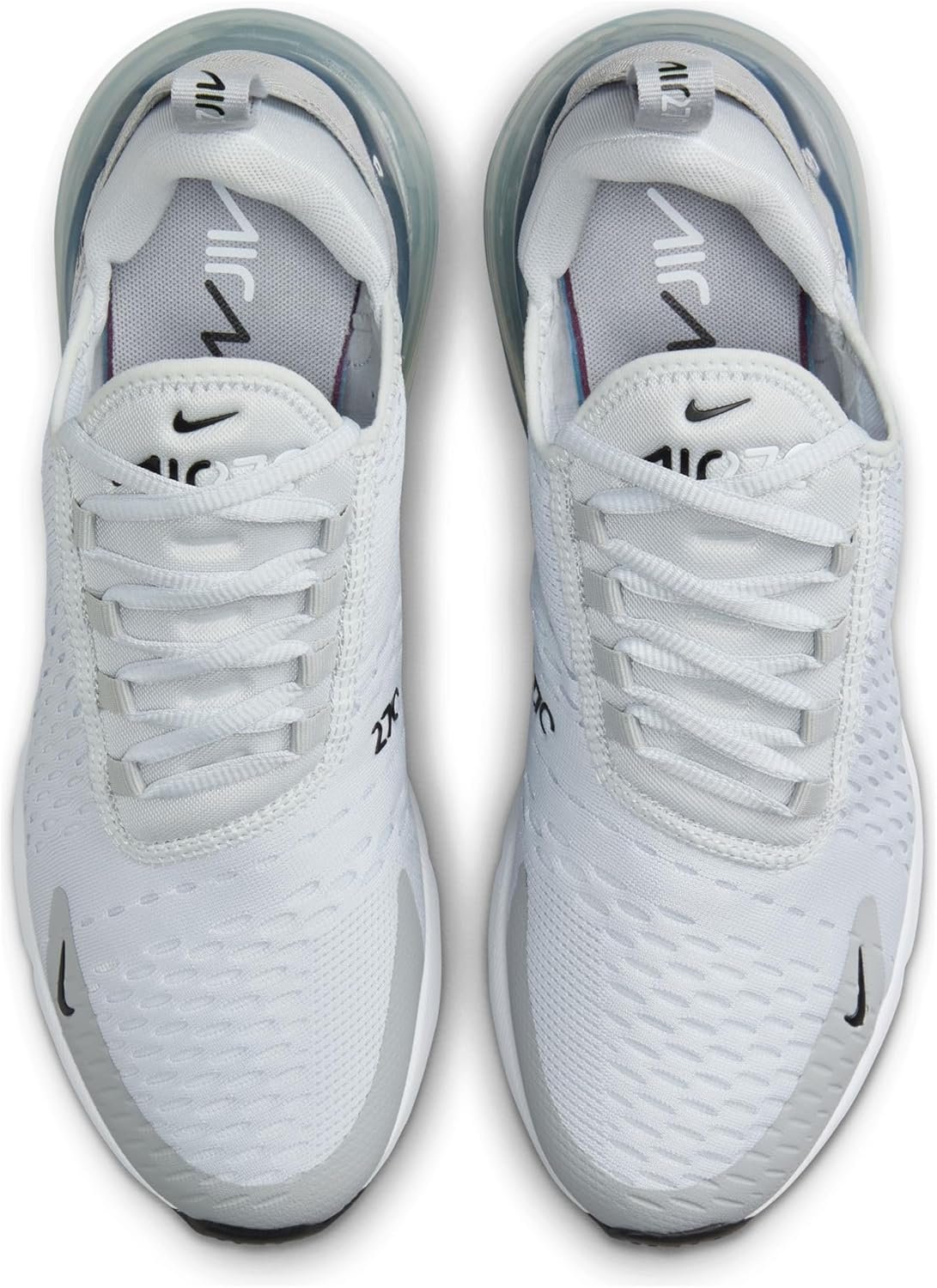 Nike Air Max 270 Women's Shoes (AH6789-018, Pure Platinum/Light Smoke Grey/Metallic Silver/Black) - Image 5