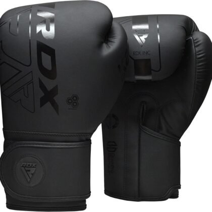 RDX Boxing Gloves, Pro Training Sparring, Maya Hide Leather, Muay Thai MMA Kickboxing, Men Women Adult, Heavy Punching Bag Focus Mitts Pads Workout, Ventilated Palm, Multi Layered, 8 10 12 14 16 18 Oz