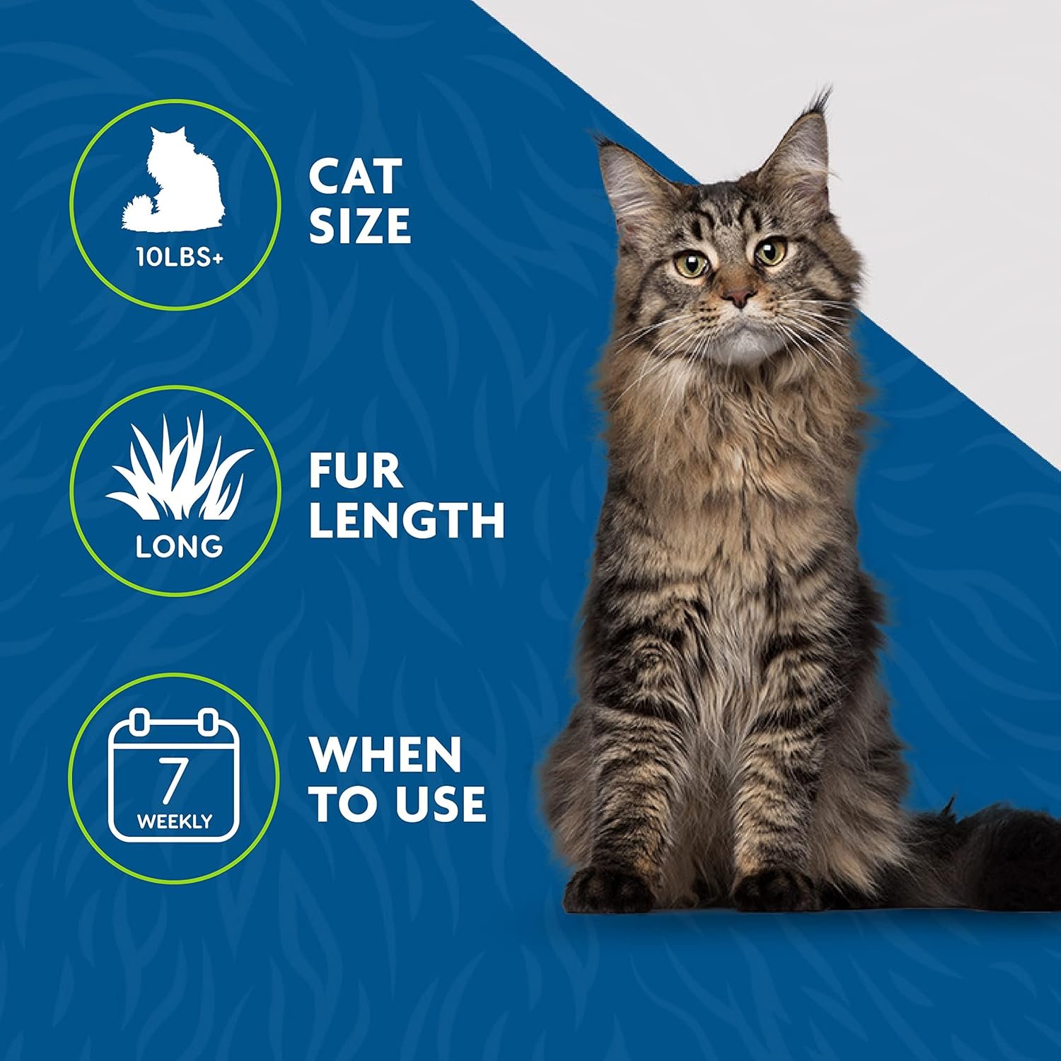 FURminator® deShedding Tool For Medium/Large Cats, Long Hair, Removes Loose Hair From Shedding - Image 6