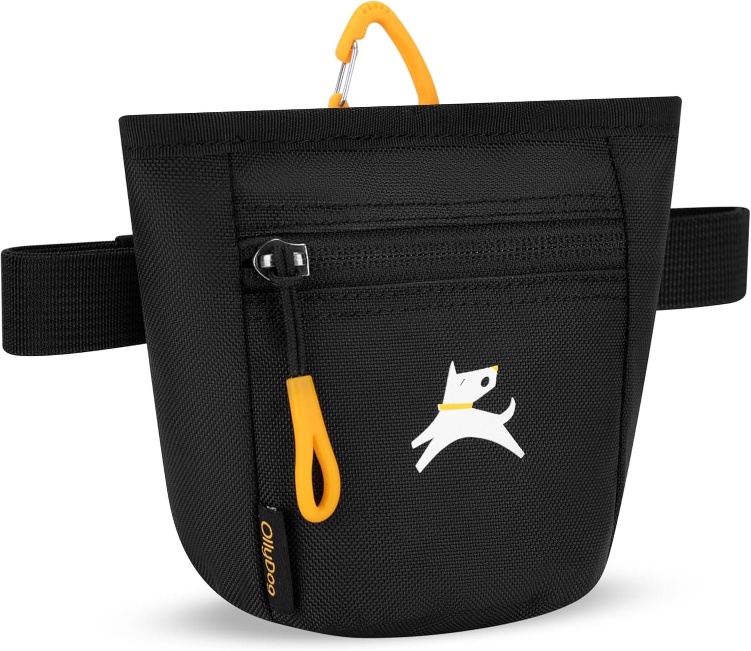 OllyDog Goodie Treat Bag, Dog Treat Pouch, Waist Belt Clip for Hands-Free Training, Magnetic Closure, Dog Training and Behavior Aids, Three Ways to Wear (Raven S'25) - Image 5
