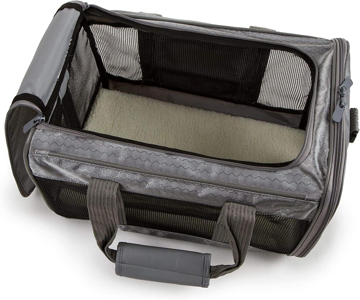 Sherpa To Go Travel Pet Carrier, Airline Approved & Guaranteed On Board - Gray, Medium - Image 6