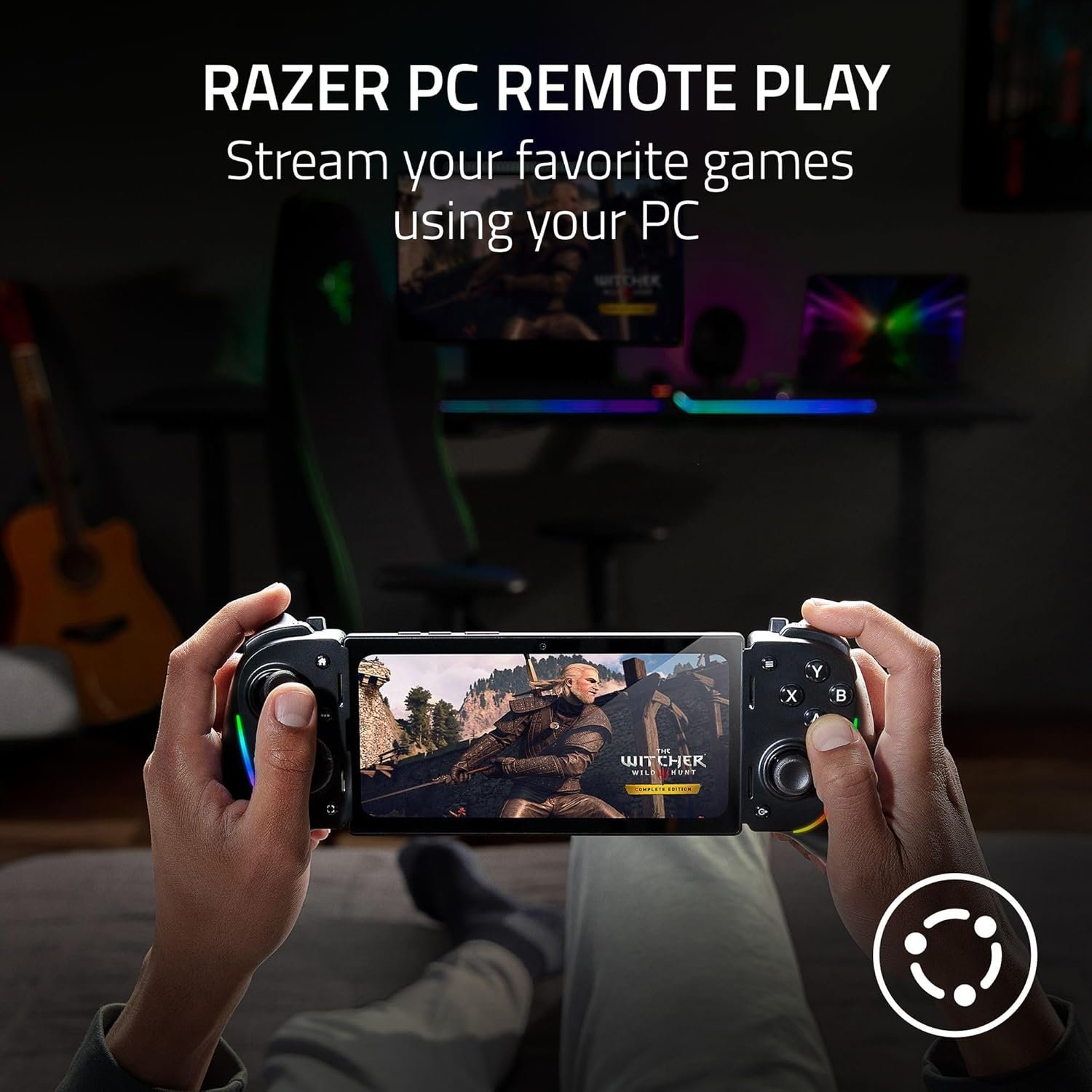 Razer Kishi Ultra Gaming Controller for Android, iPhone 15 & 16 Series, iPad Mini A17 Pro & 6 (USB C): Pro Controls - Ergonomic Grip - Stream PC, Xbox, PS5 Games on Mobile, Phone, Tablet - Chroma RGB - Image 2