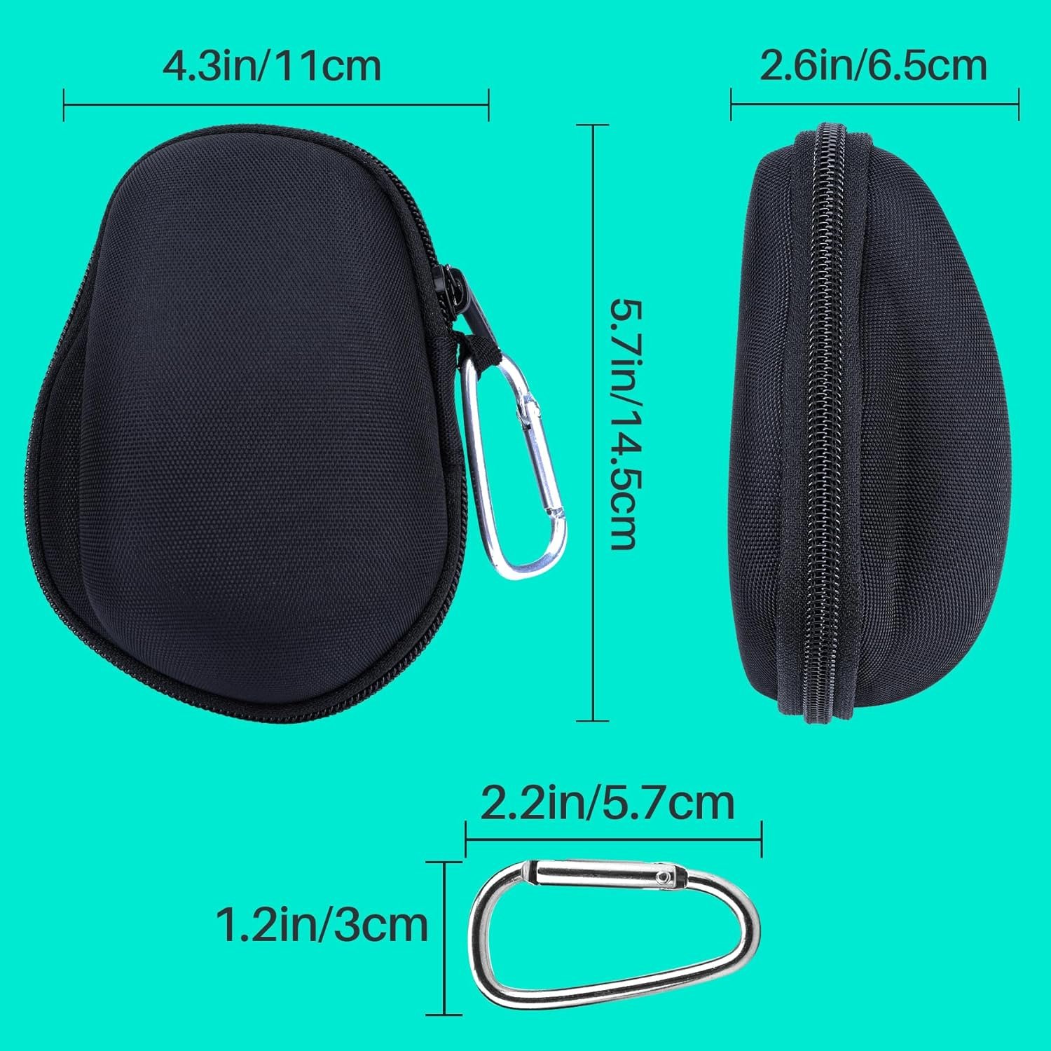 Storage Case Compatible with Logitech MX Master 4 / MX Master 3S / MX Master 3 / MX Matser 2S Advanced Mouse (Graphite Case) - Image 8