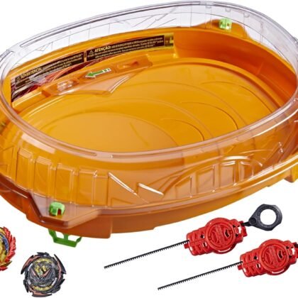 Beyblade Burst QuadDrive Cosmic Vector Battle Set - Battle Game Set with Beystadium, 2 Battling Top Toys and 2 Launchers for Ages 8 and Up