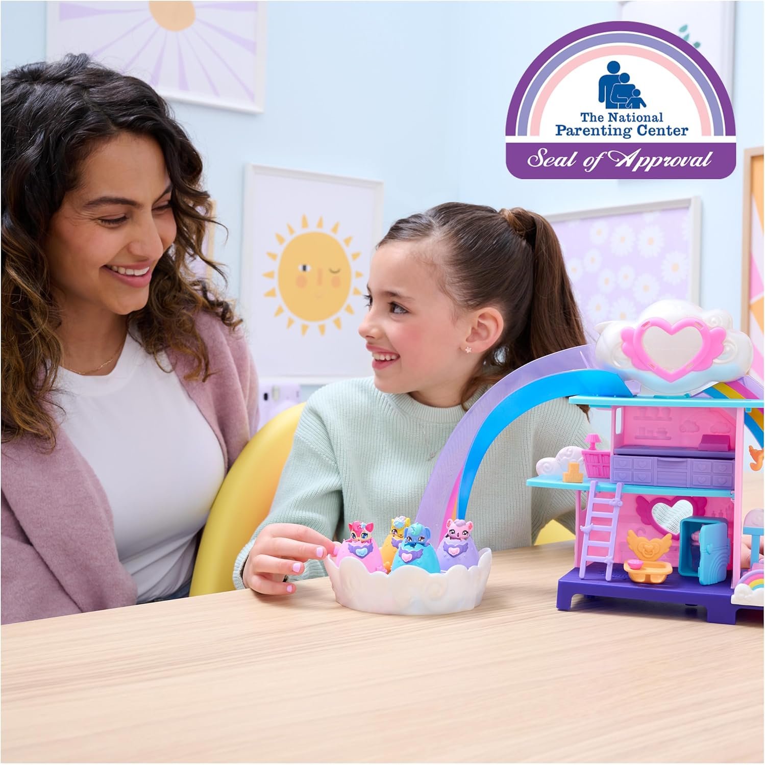 Hatchimals Alive, Hatchi-Nursery Playset Toy with 4 Mini Figures in Self-Hatching Eggs, 13 Accessories, Gifts & Stocking Stuffers for Girls & Boys Ages 3 & up - Image 3