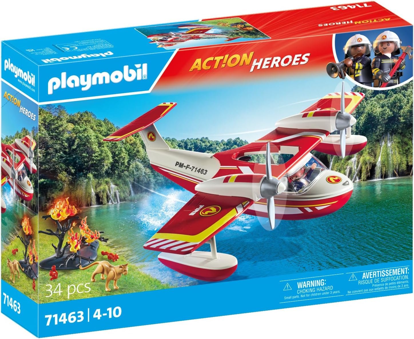 Playmobil Firefighting Seaplane - Image 2
