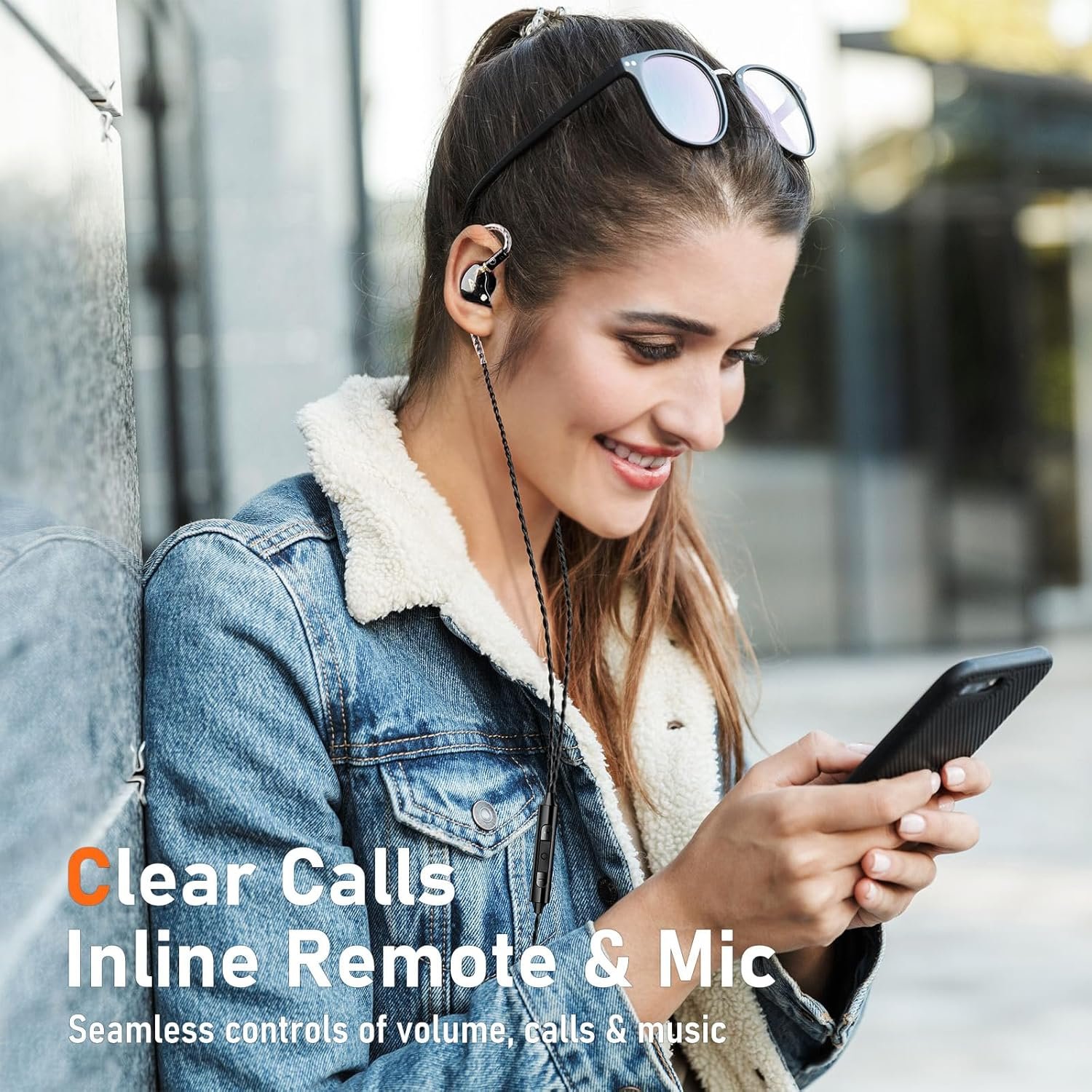 Vibes 202MC USB-C Wired Earbuds - USBC HiFi in Ear Headphones for iPhone 17/16/15 - Noise Isolating Ear Buds w/ Mic - Clear Sound, Deep Bass & Comfort-Fit Earphones - Silver Plated Cord, Carrying Case - Image 9