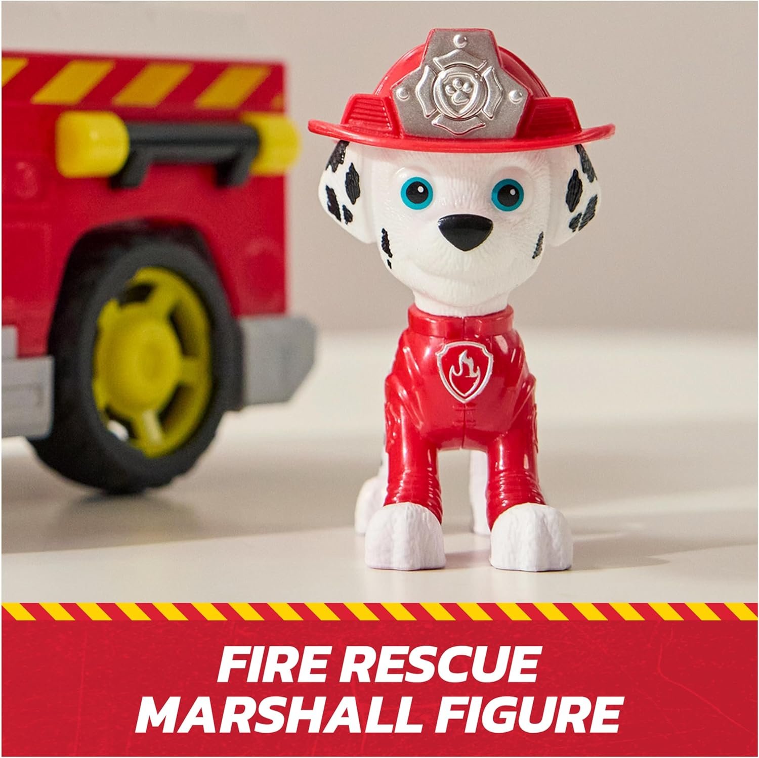 Paw Patrol Fire Rescue: Marshall Rescue Fire Engine with Action Figure & Projectile Launcher & Toy Truck, Kids Toys for Boys & Girls Ages 3 and Up - Image 3