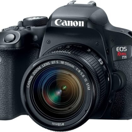 Canon EOS Rebel T7i EF-S 18-55 is STM Kit (Renewed) Black