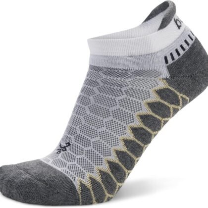 Balega unisex-adult Silver Compression Fit Performance No Show Athletic Running Socks (1 Pair)