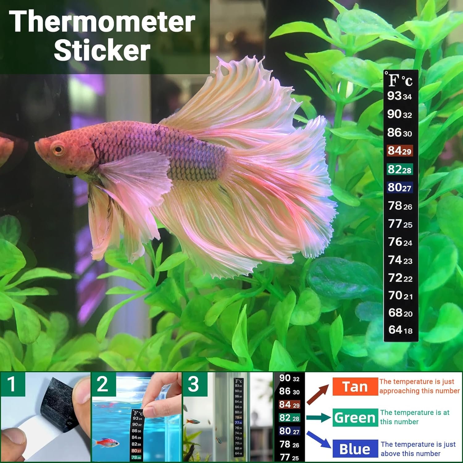 Aquarium Ammonia Test Strips 11-in-1 | 150 Strips | Quick Accurate Freshwater & Saltwater Fish Tank Water Test Testing Kit for pH, Nitrate, Nitrite,Hardness, Chlorine, Carbonate, Temp More - Image 6