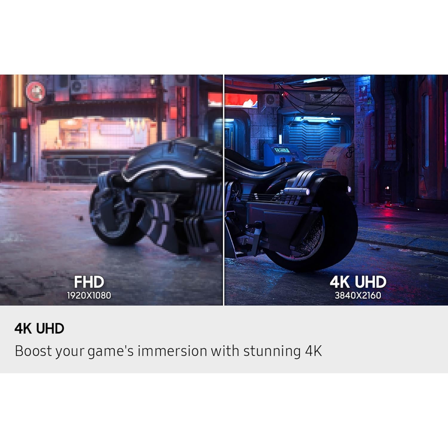 Samsung 27” Odyssey G7 G70F FHD Resolution Gaming Monitor, Fast IPS Dual Mode, 4K 180Hz Refresh Rate, NVIDIA G-Sync Compatible, AMD FreeSync™ Premium, Ergonomic Stand, LS27FG706ENXZA - Image 4