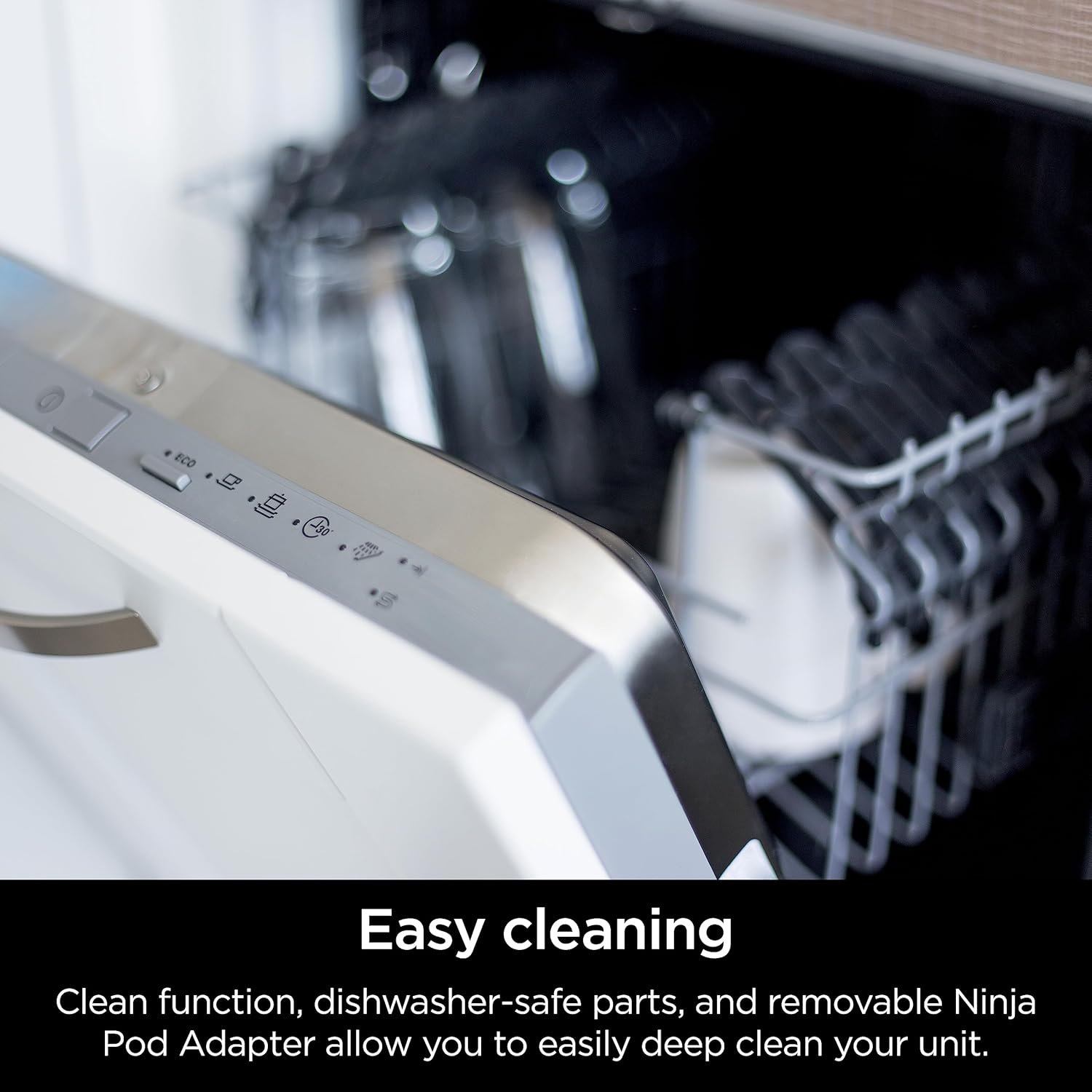 Ninja | Drip Coffee Maker | DualBrew Pro Hot & Iced Coffee Machine | Use with K-Cup Coffee Pods | 3 Brew Styles (Classic, Rich, & Iced) | 60oz Removable Reservoir & Dishwasher Safe | Black | CFP101 - Image 10