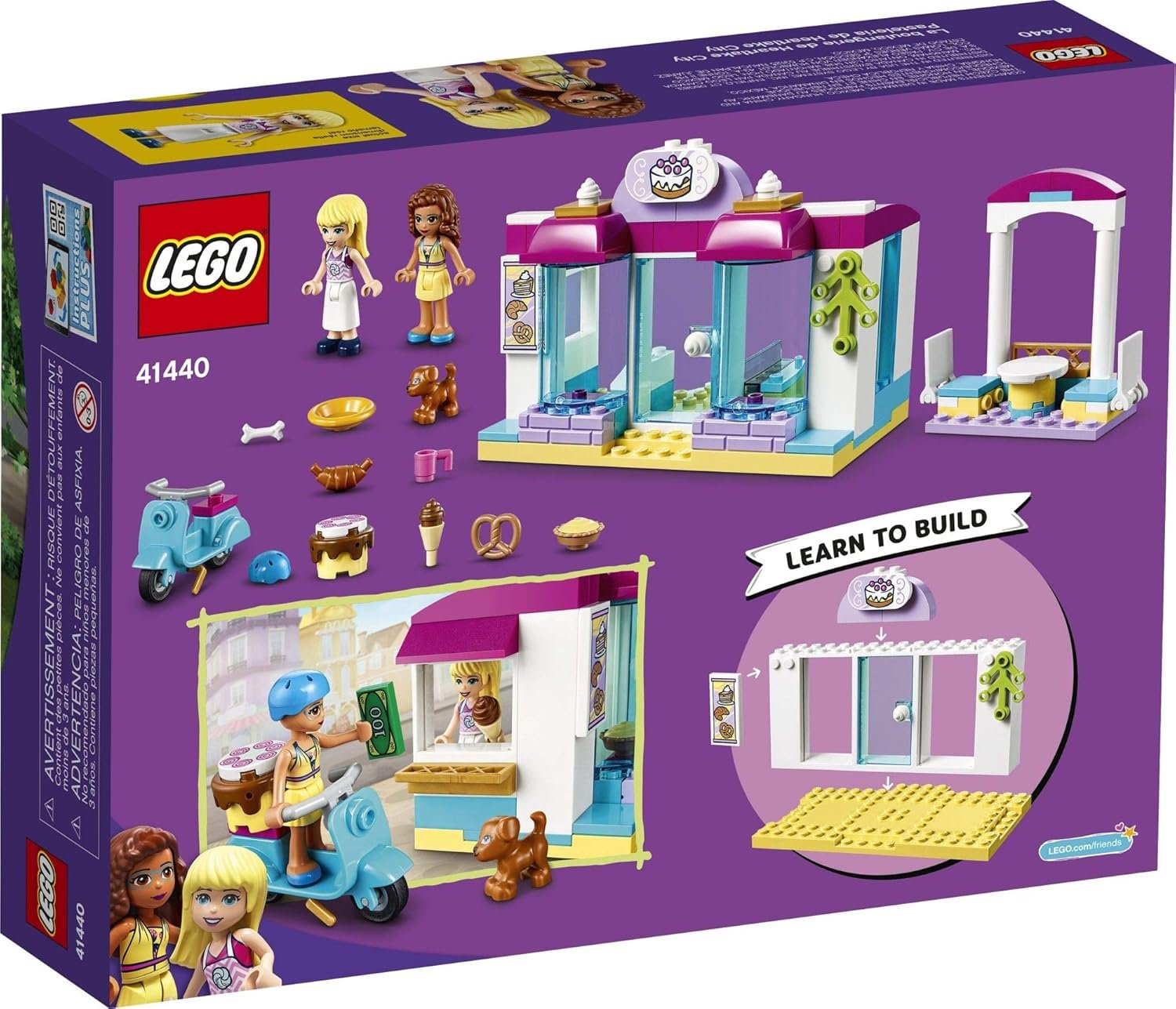 LEGO Friends Heartlake City Bakery 41440 Building Kit; Kids Café Toy Playset Friends Stephanie and Olivia; Collectible Toy, New 2021 (99 Pieces) - Image 5