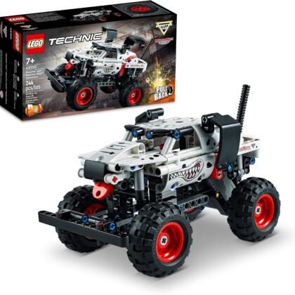 LEGO Technic Monster Jam Monster Mutt Dalmatian, 2in1 Pull Back Racing Toys, Birthday Gift Idea, DIY Building Toy, Monster Truck Toy for Kids, Boys and Girls Ages 7 and Up, 42150