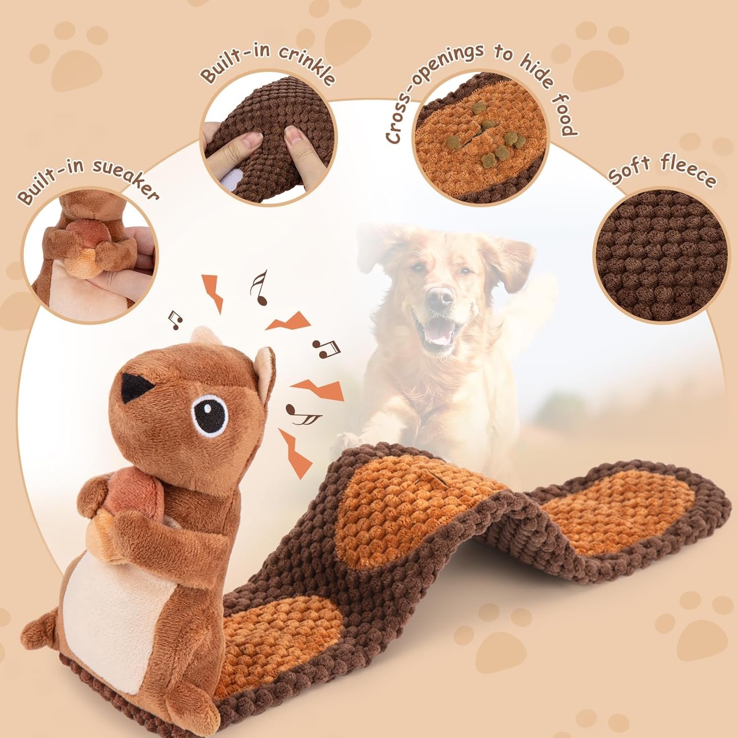 Dog Puzzle Toy, Interactive Dog Toy for Small Dog, Small Dog Toys to Keep Them Busy for Boredom and Stimulating - Image 2
