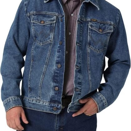 Wrangler mens Cowboy Cut Western Unlined Denim Jacket
