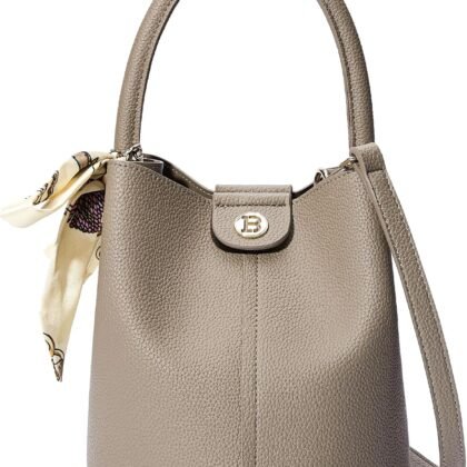 BOSTANTEN Small Crossbody Bags for Women Vegan Leather Mini Bucket Handbag Removable Shoulder Strap