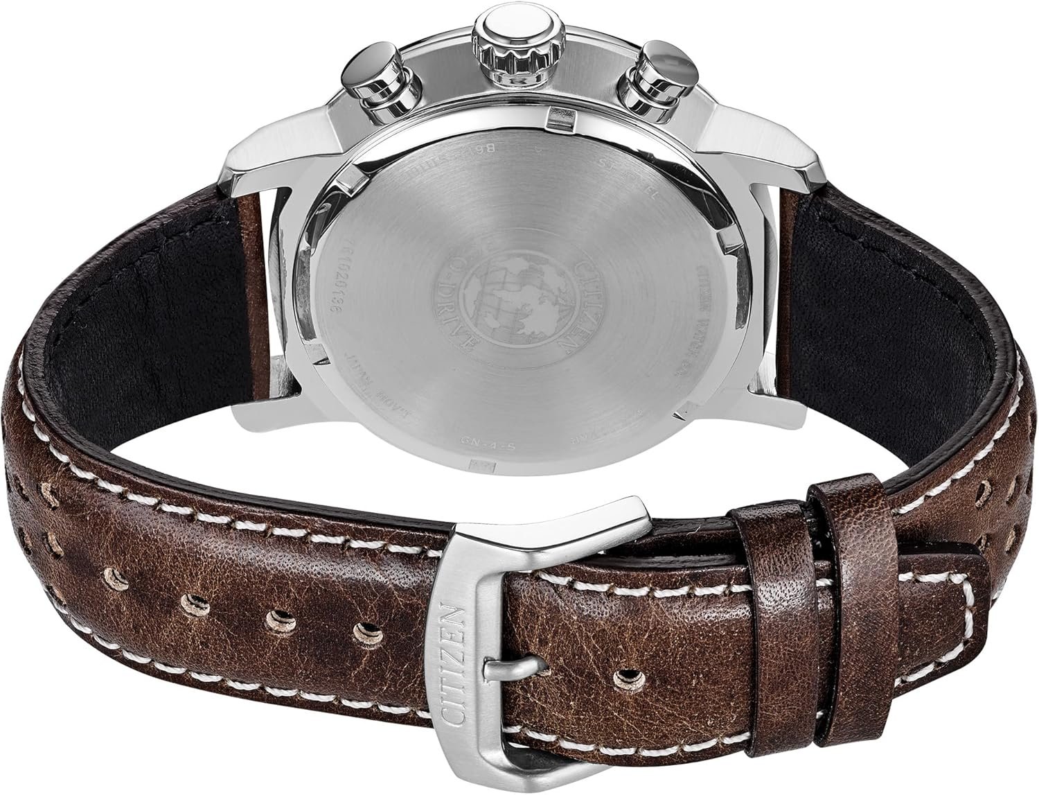 Citizen Men's Eco-Drive Weekender Brycen Chronograph Watch in Stainless Steel - Image 10