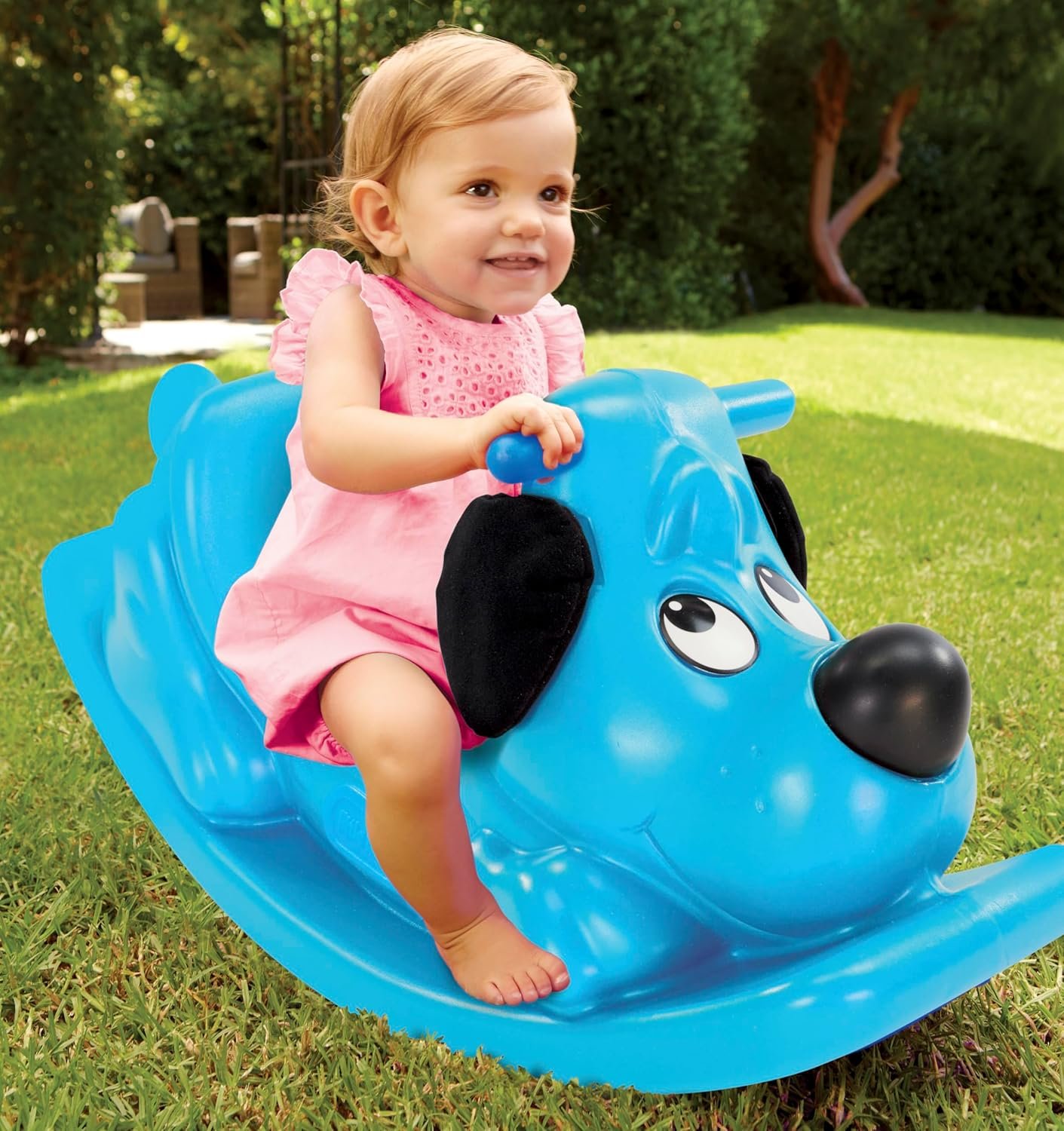 Little Tikes Rockin' Puppy- Blue, Small - Image 5
