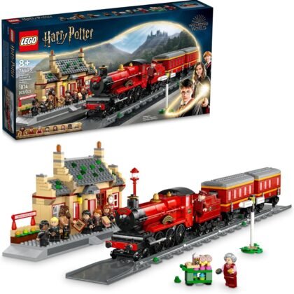LEGO Harry Potter Hogwarts Express & Hogsmeade Station Building Toy - Pretend Play and Display Decor for Boys & Girls, Ages 8+ - Gift Idea for Birthdays - 76423