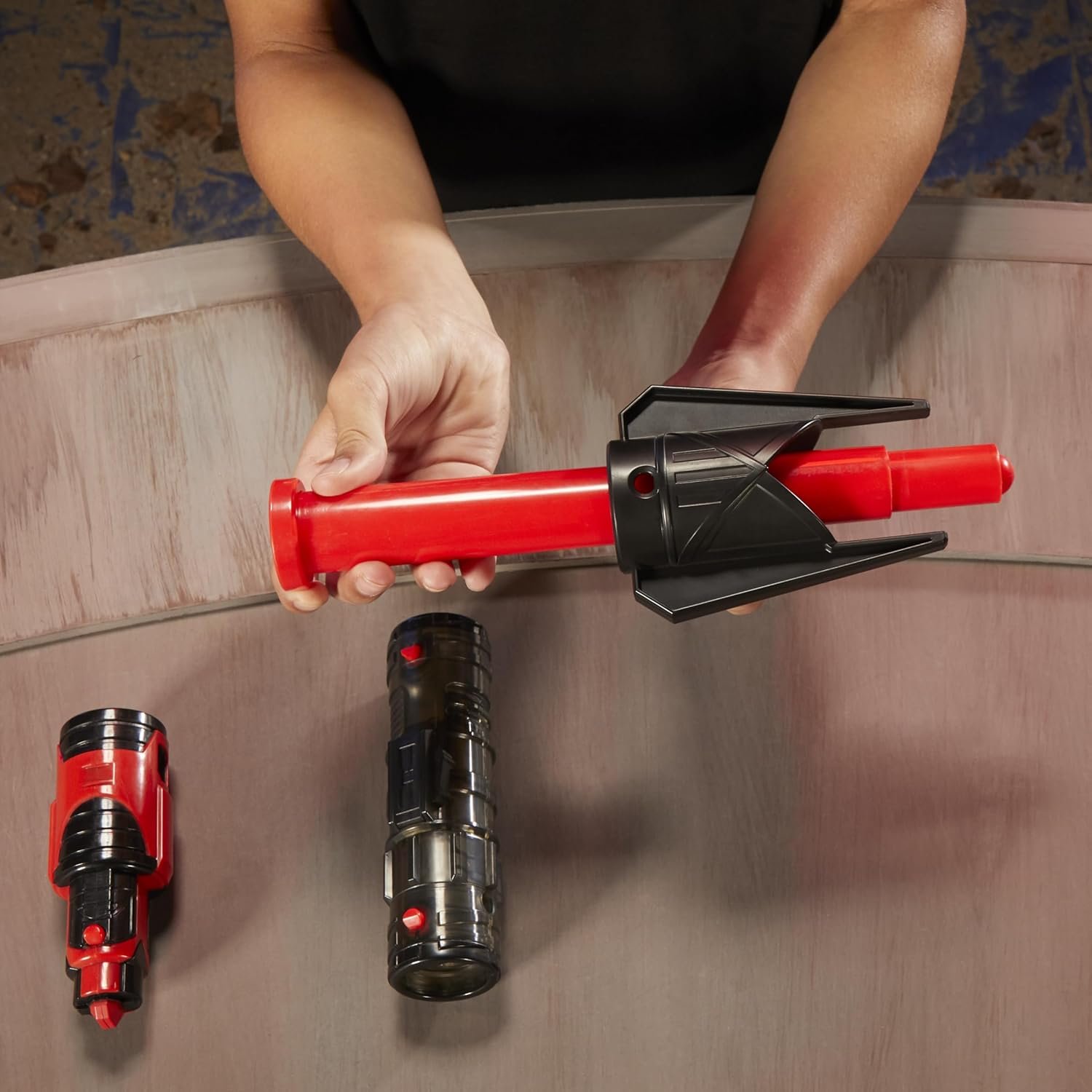 STAR WARS Lightsaber Forge Kyber Core Dark Side Villains Pack, Darth Vader & Darth Maul Customizable Lightsabers, Toys for 4 Year Old Boys & Girls & Up - Image 7