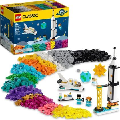 LEGO Classic Space Mission 11022 Building Set; Includes 10 Space Toy Mini Builds in 1 Playset for Ages 5+ (1,700 Pieces)