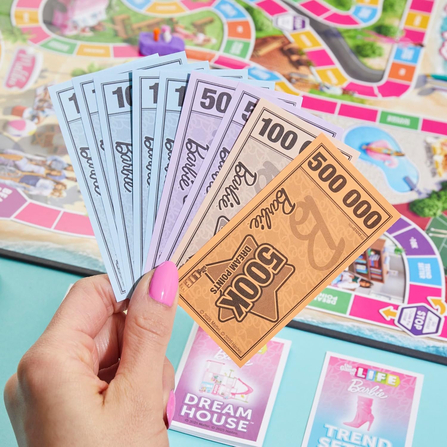 Hasbro Games The Game of Life: Barbie Edition Board Game | Ages 8+ | 2 to 4 Players | Fun Family Games for Kids and Adults | Kids Gifts (Amazon Exclusive) - Image 7