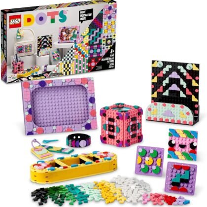 LEGO DOTS Designer Toolkit 10 in 1 Patterns Building Toy 41961 Arts and Craft Set for Creative Kids, Design Patches, Photo Frame, Pencil Holder, and More. 860+ Tiles. Gift Idea for Boys Girls Age 8+