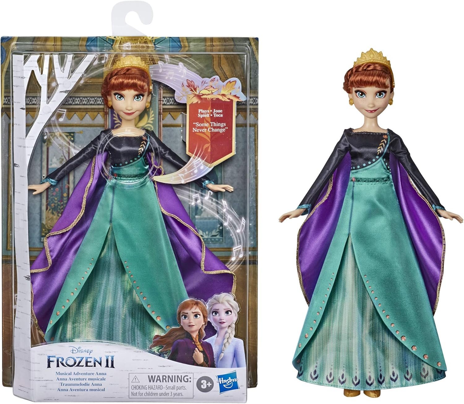 Disney Frozen Musical Adventure Anna Singing Doll, Sings Some Things Never Change Song from 2 Movie, Anna Toy for Kids - Image 8
