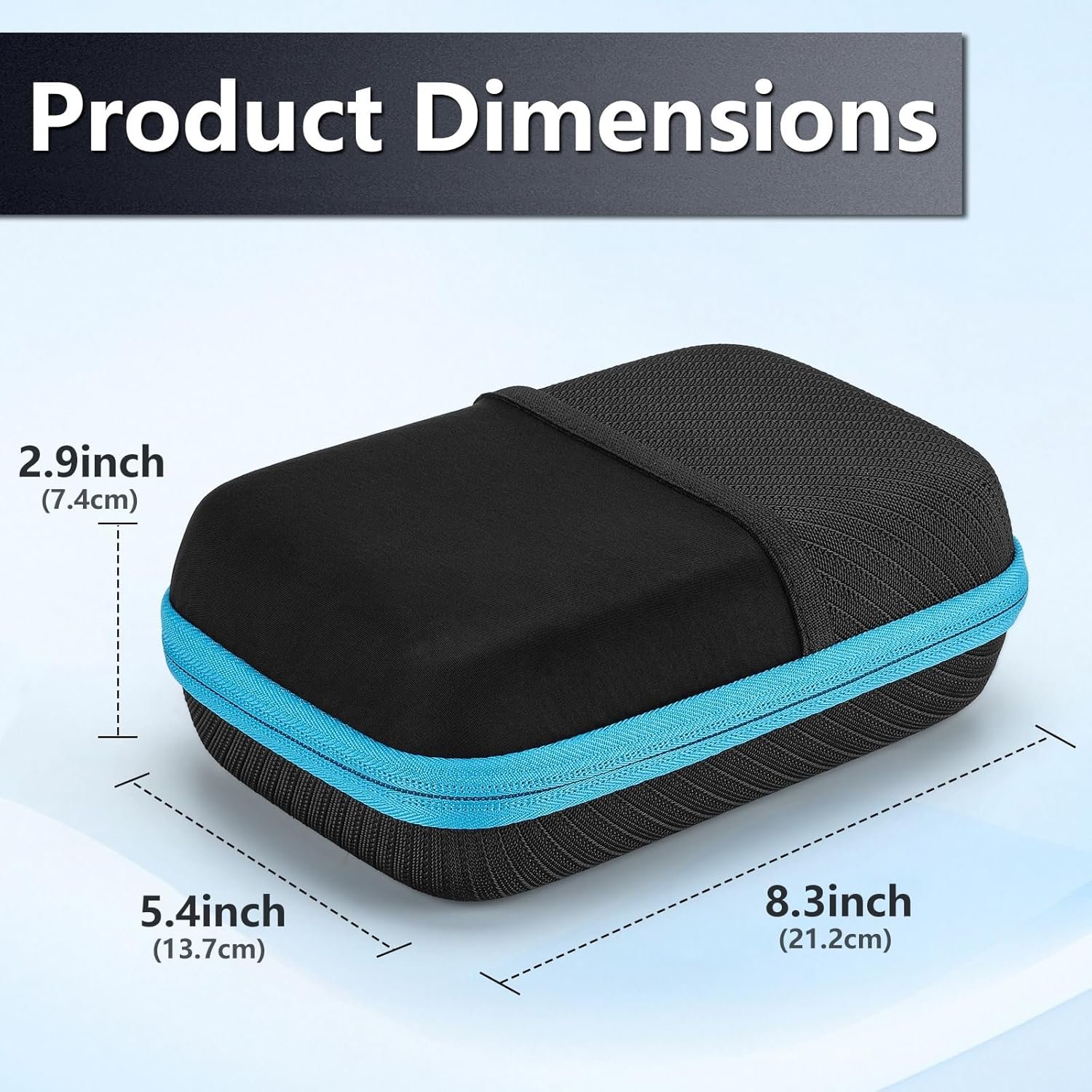 Case for Anker Prime Power Bank 27,650mAh 3-Port 250W, Portable Box with USB Charging Port and Front Pocket for Travel Work, Battery Charger Station Carrying Storage Holder for USB-C Cable(Case Only) - Image 5