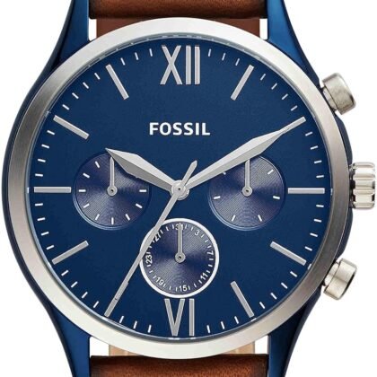 Fenmore Midsize Multifunction Luggage Leather Watch