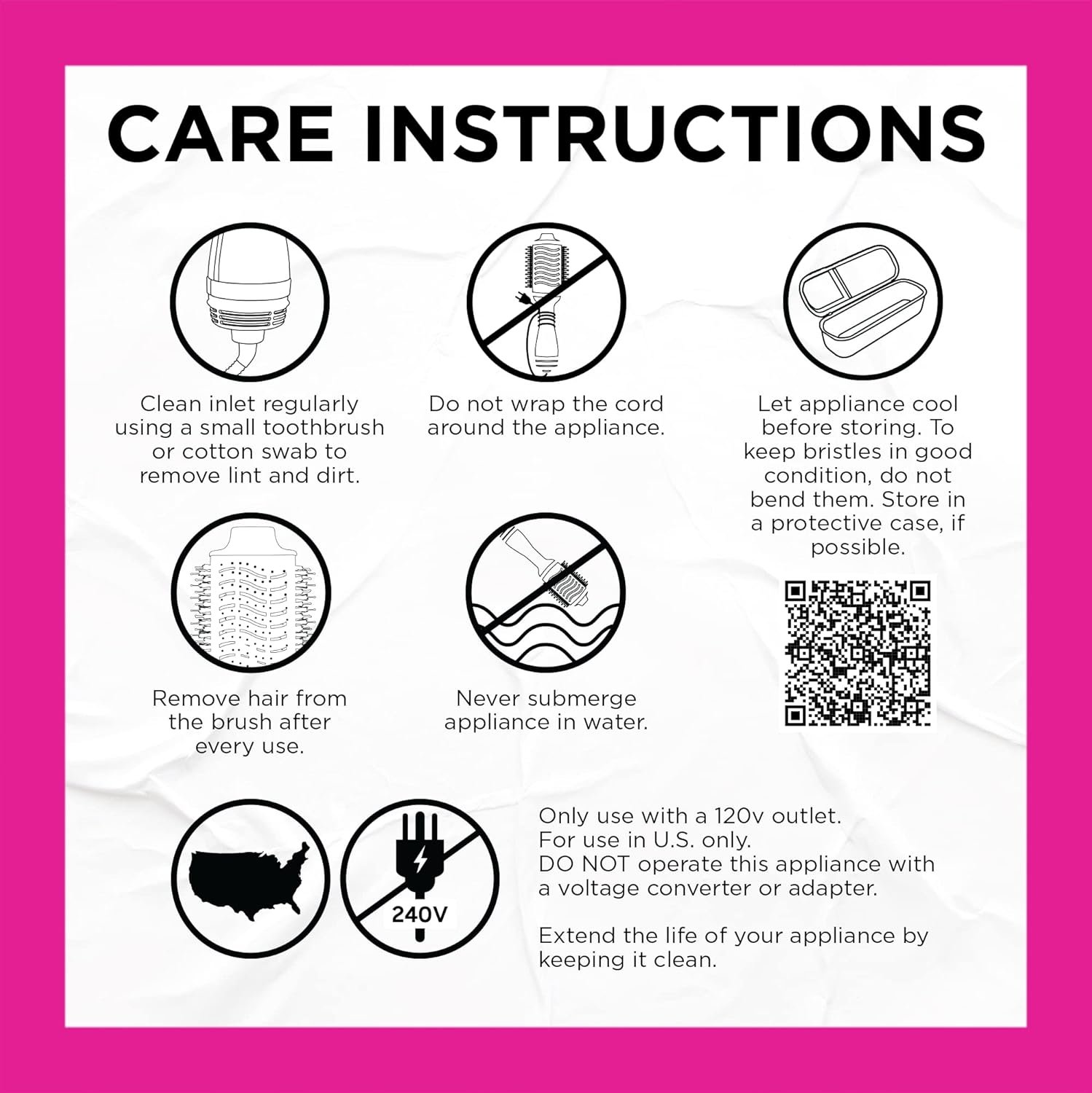 Bed Head One Step Volumizer and Hair Dryer | Dry, Straighten, Texture, Style in One Step (Pink) - Image 5