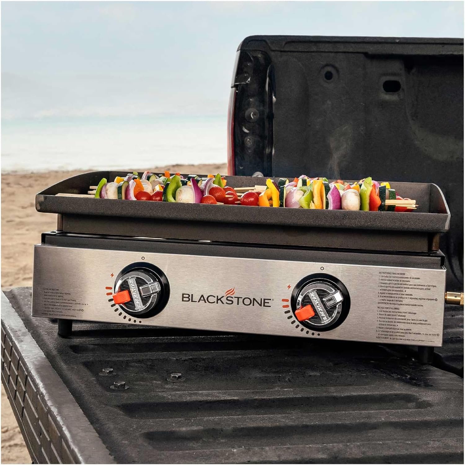 Blackstone 22 Inch Griddle Table Grill with 2 Burners - Image 3