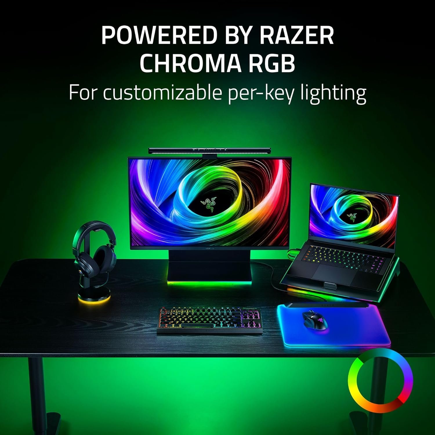 Razer BlackWidow V4 TKL HyperSpeed Wireless Hot Swappable Gaming Keyboard: Orange Tactile Switches - Wireless & Bluetooth - Multi-Function Roller & Control Buttons - Chroma RGB - Long Battery Life - Image 7