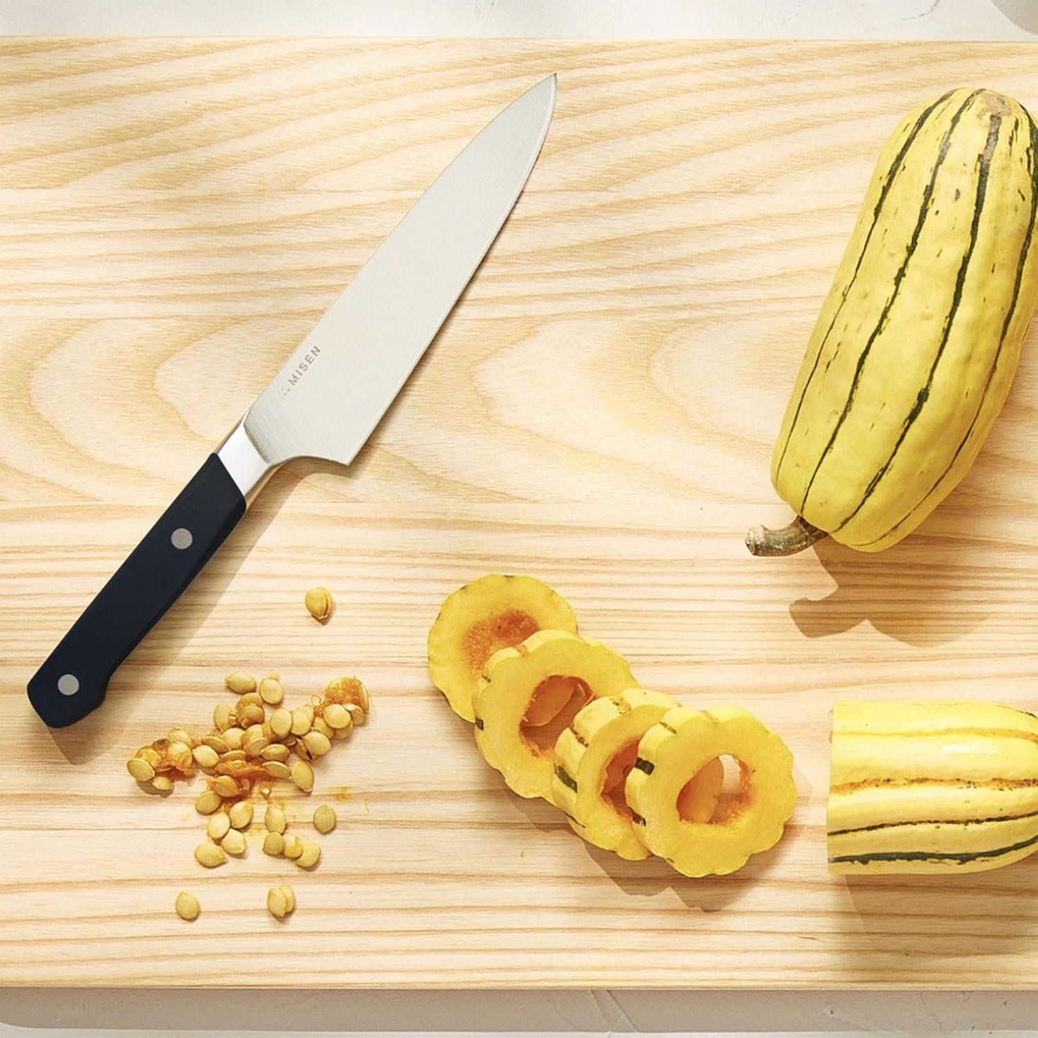 Misen 6.8" Chef Knife – High Carbon Japanese AUS-10 Stainless Steel – Hybrid German & Japanese Blade – Precision Kitchen Knife for Professionals & Home Cooks – Ultimate Cutting Performance - Black - Image 2