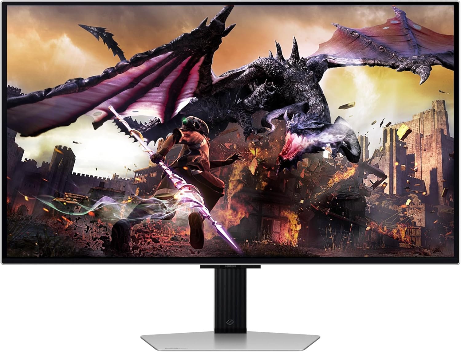 Samsung 32" Odyssey OLED G8 (G80SD) Series 4K UHD Smart Gaming Monitor w QD-OLED, 240Hz 0.03ms, G-Sync Compatible, Glare-Free Display, Sleek Metal Design, LS32DG800SNXZA, 3 Yr Warranty - Image 14